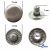 Кнопка металлическая "Альфа" с пружиной, 15 мм (уп. 720+/-20 шт), цвет никель - купить в Курске. Цена: 1 466.73 руб.