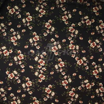 Плательная ткань "Фламенко" 3.1, 80 гр/м2, шир.150 см, принт растительный - купить в Курске. Цена 239.03 руб.