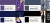 Костюмная ткань "Элис" 18-3921, 200 гр/м2, шир.150см, цвет голубика - купить в Курске. Цена 303.10 руб.