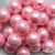 0404-00108-Бусины пластиковые под жемчуг "ОмТекс", 16 мм, (уп.50гр=24+/-1шт) цв.101-св.розовый - купить в Курске. Цена: 44.18 руб.