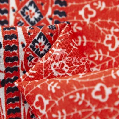 Плательная ткань "Фламенко" 24.1, 80 гр/м2, шир.150 см, принт этнический - купить в Курске. Цена 241.49 руб.