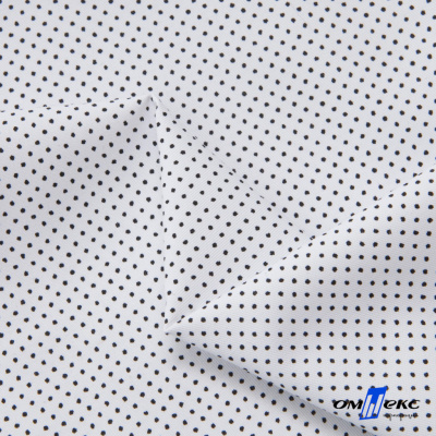 Ткань сорочечная Этна, 120 г/м2, 58% пэ,42% хл, (арт.112) принтованная, шир.150 см, горох - купить в Курске. Цена 356.25 руб.