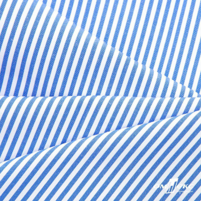 Ткань сорочечная Полоска Кенди, 115 г/м2, 58% пэ,42% хл, шир.150 см, цв.3-синий, (арт.110) - купить в Курске. Цена 306.69 руб.