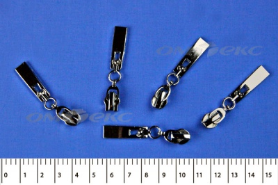 Слайдер декоративный, металлический №1/спираль Т7/никель - купить в Курске. Цена: 6.29 руб.