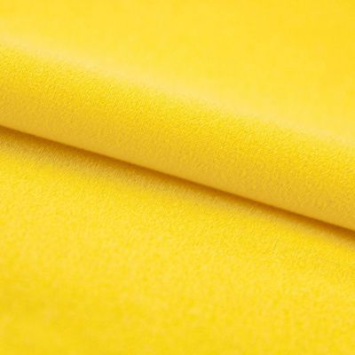 Креп стрейч Амузен 12-0752, 85 гр/м2, шир.150см, цвет жёлтый - купить в Курске. Цена 194.07 руб.