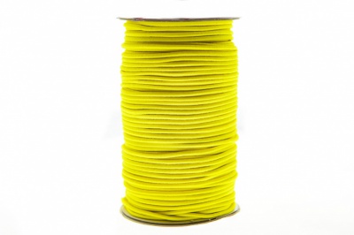 0370-1301-Шнур эластичный 3 мм, (уп.100+/-1м), цв.110 - желтый - купить в Курске. Цена: 464.31 руб.