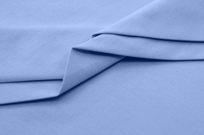 Ткань сорочечная стрейч 15-3920, 115 гр/м2, шир.150см, цвет голубой - купить в Курске. Цена 282.16 руб.