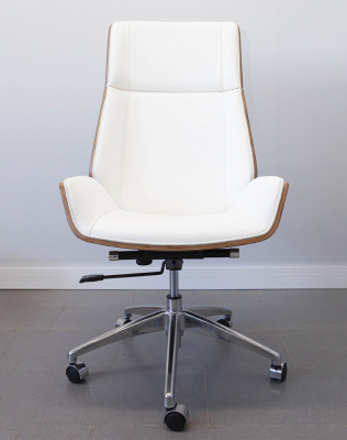 Кресло из натуральной кожи, каркас дерево арт. FX-BC06 - купить в Курске. Цена 34 820.52 руб.