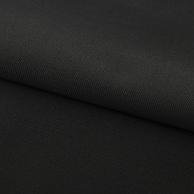 Костюмная ткань с вискозой "Меган", 210 гр/м2, шир.150см, цвет чёрный - купить в Курске. Цена 378.55 руб.