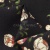Плательная ткань "Фламенко" 3.1, 80 гр/м2, шир.150 см, принт растительный - купить в Курске. Цена 239.03 руб.