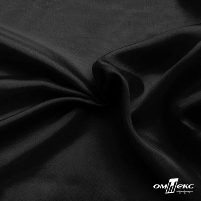 Ткань подкладочная Таффета 190Т, Middle, BLACK, 53 г/м2, шир.150 см   - купить в Курске. Цена 35.50 руб.