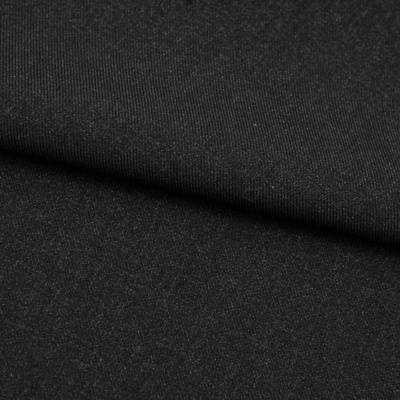 Ткань костюмная 24880 2022, 220 гр/м2, шир.150см, цвет чёрный - купить в Курске. Цена 451 руб.