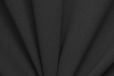 Костюмная ткань с вискозой "Бриджит", 210 гр/м2, шир.150см, цвет чёрный - купить в Курске. Цена 564.96 руб.