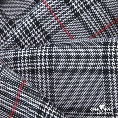 Ткань костюмная "Клер" 80% P, 16% R, 4% S, 200 г/м2, шир.150 см,#10 цв-серый/красный - купить в Курске. Цена 412.02 руб.
