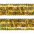 Тесьма с пайетками D16, шир. 20 мм/уп. 25+/-1 м, цвет золото - купить в Курске. Цена: 778.19 руб.