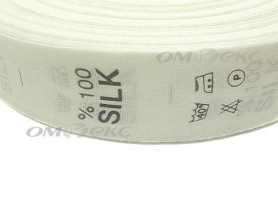 Состав и уход за тк.100% Silk (1000 шт) - купить в Курске. Цена: 520.46 руб.