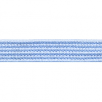 Резиновые нити с текстильным покрытием, шир. 6 мм ( упак.30 м/уп), цв.- 108-голубой - купить в Курске. Цена: 155.22 руб.
