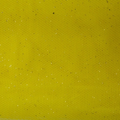Сетка Глиттер, 24 г/м2, шир.145 см., желтый - купить в Курске. Цена 117.24 руб.
